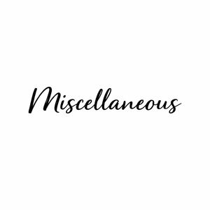 Miscellaneous Black Script Sign
